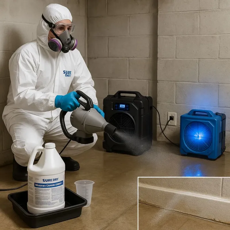 Sanitization and Odor Removal process in South San Jose Hills, CA