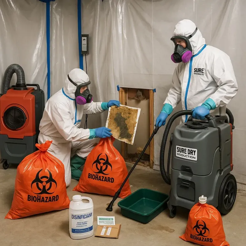 Contaminated Water Handling Protocols process in South San Jose Hills, CA
